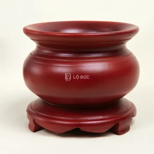 Lư Hương Gỗ Tự Nhiên – Chất Liệu Gỗ Nâu Bền Đẹp Theo Thời Gian