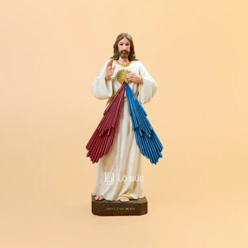 Tượng Chúa Lòng Thương Xót Điêu Khắc Sắc Nét – Tượng Polyresin Cao Cấp BEC