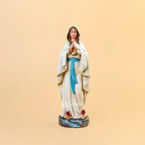Tượng Đức Mẹ Lộ Đức Tình Yêu Và Phép Lành – Tượng Polyresin Cao Cấp BEC