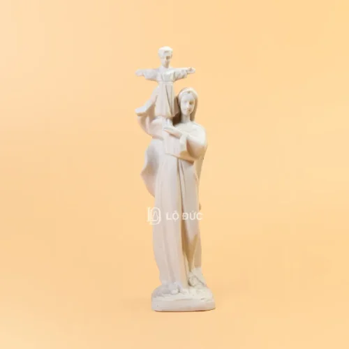 Tượng Đức Mẹ Bãi Dâu Bế Chúa – Tượng Sứ Để Xe Ô Tô, Để Bàn