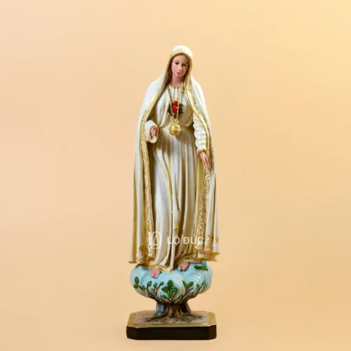 Tượng Đức Mẹ Fatima Trang Nhã, Thiêng Liêng, Tinh Tế – Tượng Polyresin Cao Cấp BEC