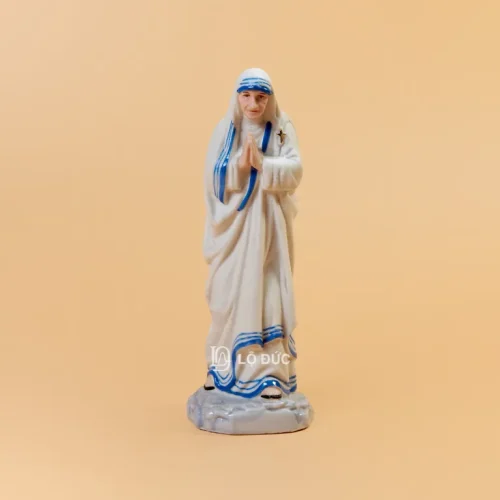 Tượng Thánh Têrêsa Calcutta Sứ – Tượng Sứ Để Xe Ô Tô, Để Bàn