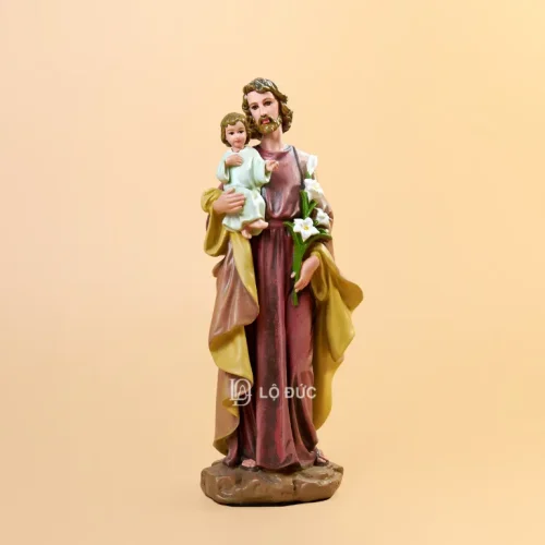 Tượng Thánh Giuse Bồng Chúa Hài Đồng – Tượng Polyresin Cao Cấp BEC