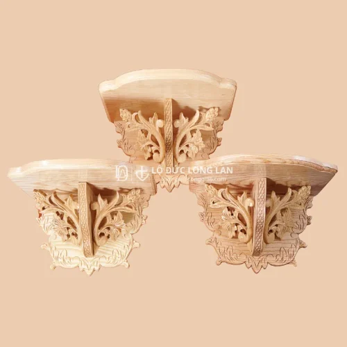 Kệ Gỗ Treo Tường Nâng Tầm Không Gian Sống – Kệ #Hoa Văn