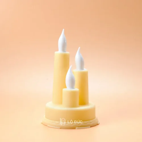 Nến Pin Ba Ngọn Lửa Tin Yêu – Đèn Led Hình Nến Trang Trí, Biểu Tượng Ba Ngôi Thiên Chúa