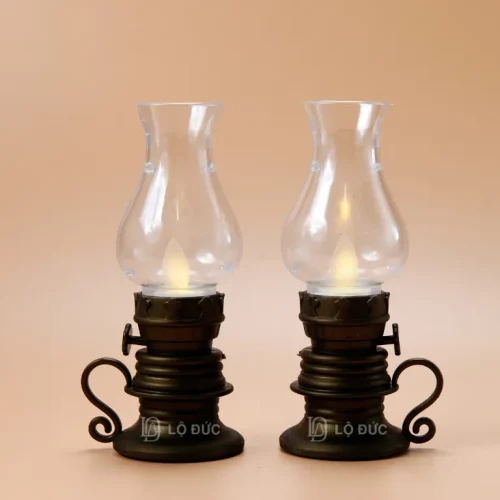Đèn Dầu LED Giả Cổ Dùng Pin – Nét Quyến Rũ Phong Cách Châu Âu Mẫu #3877