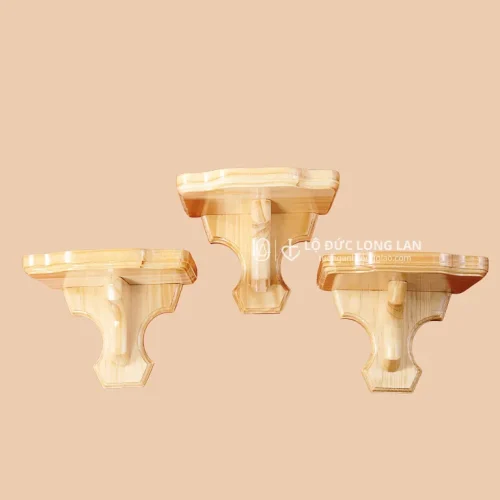 Kệ Gỗ Treo Tường Nâng Tầm Không Gian Sống – Kệ Gỗ Veneer & Gỗ Thông #Trơn-Nhỏ