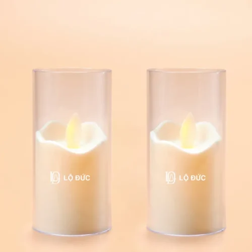 Nến Pin Tinh Xảo, Có Ly Trong Suốt – Nến Led An Toàn Tối Ưu