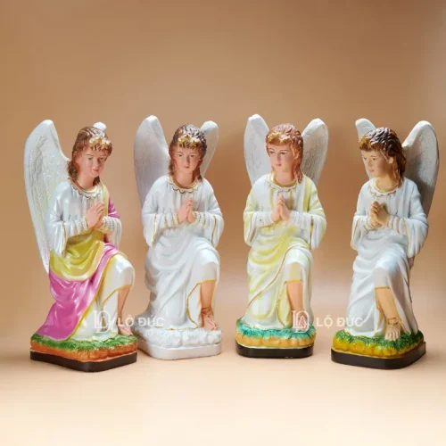 Tượng Thiên Thần Chầu 30cm – Biểu Tượng Của Lòng Thành Kính Vô Biên