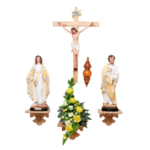 Bộ Bàn Thờ Kệ Sồi Đế Nho – Cổ Điển & Sang Trọng | 60cm, 70cm