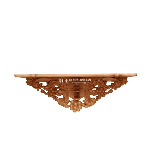 Kệ Gỗ Treo Tường Nâng Tầm Không Gian Sống – Kệ Gỗ Sồi #Đế-Nho