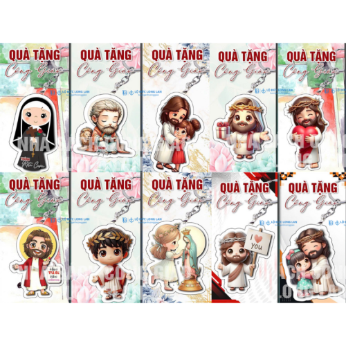 Móc Khóa Chibi – Quà Tặng Công Giáo Ý Nghĩa & Dễ Thương