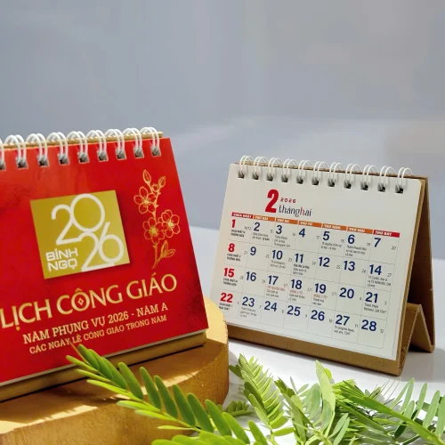 Lịch 2026 Để Bàn Cỡ #Nhỏ – Quà Tặng Công Giáo