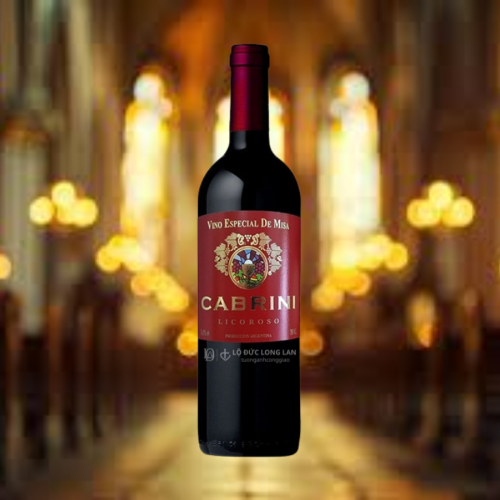 Rượu Lễ Vino Cabrini – Dòng Vang Nguyên Chất Dành Cho Phụng Vụ Nghi Lễ