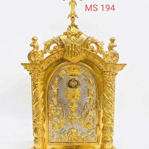 Nhà tạm kim loại quý mạ vàng - Mẫu hình vòm