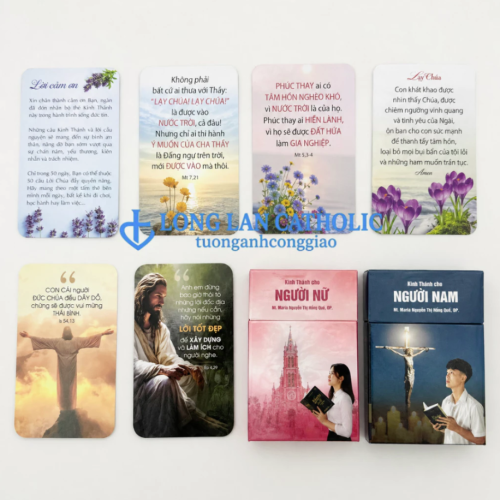 Bộ Thẻ Lời Chúa Dành Cho Nam / Nữ Giáo Hữu - Bộ Thẻ Lời Chúa Công Giáo